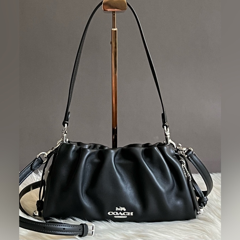 CV529 - Coach Faye Shoulder Bag with Ruching
